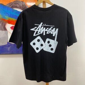 Stussy black short-sleeved shirt